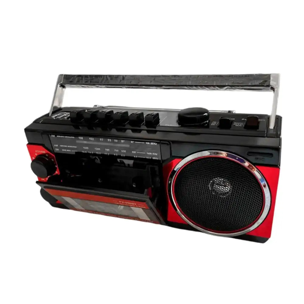 Multifunctional Radio Cassette Player 3W AM/FM Radio for Park Home outside Portable Music Player with Cassette Slot