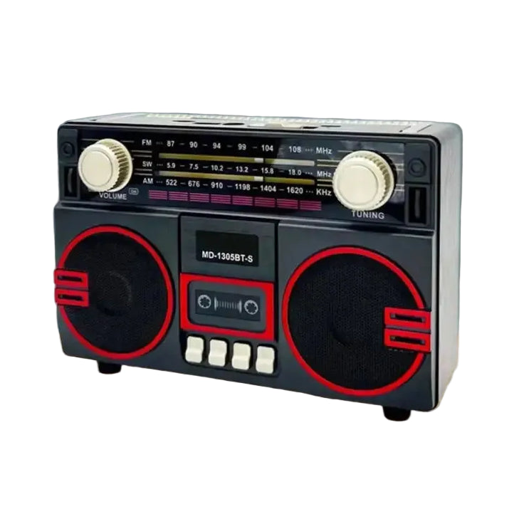 Multifunctional Radio Cassette Player 3W AM/FM Radio for Park Home outside Portable Music Player with Cassette Slot