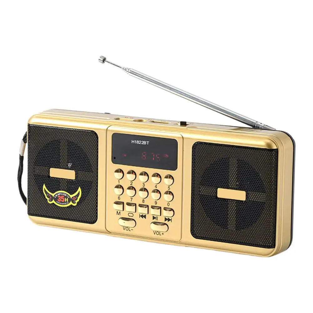 Multifunctional Radio Cassette Player 3W AM/FM Radio for Park Home outside Portable Music Player with Cassette Slot