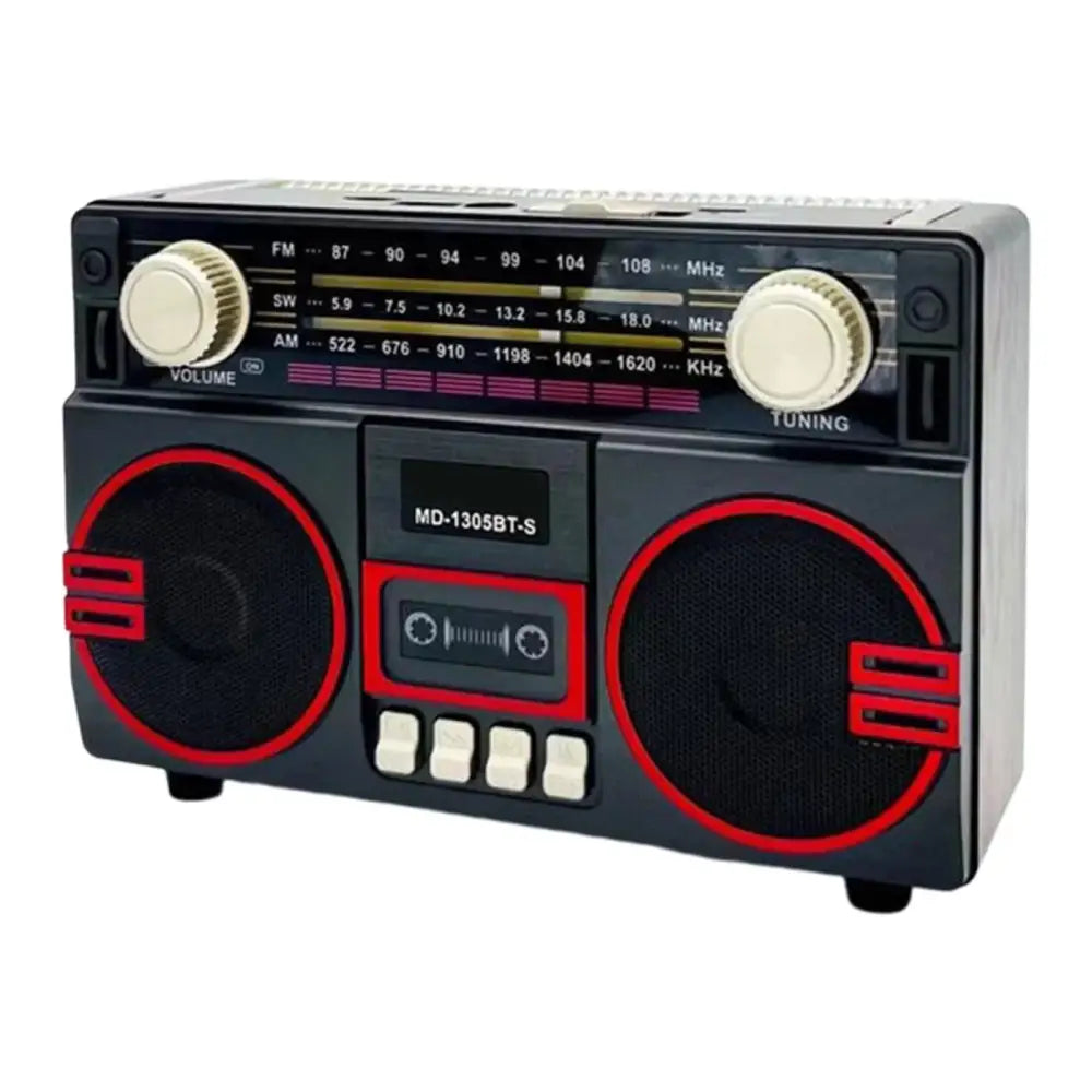 Multifunctional Radio Cassette Player 3W AM/FM Radio for Park Home outside Portable Music Player with Cassette Slot