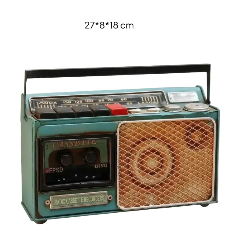 Multifunctional Radio Cassette Player 3W AM/FM Radio for Park Home outside Portable Music Player with Cassette Slot