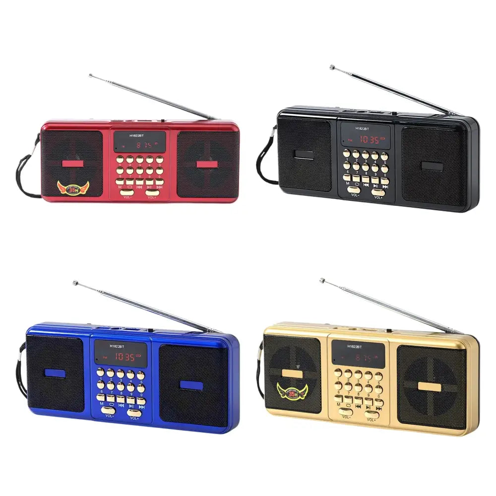 Multifunctional Radio Cassette Player 3W AM/FM Radio for Park Home outside Portable Music Player with Cassette Slot