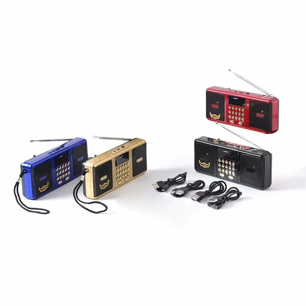 Multifunctional Radio Cassette Player 3W AM/FM Radio for Park Home outside Portable Music Player with Cassette Slot