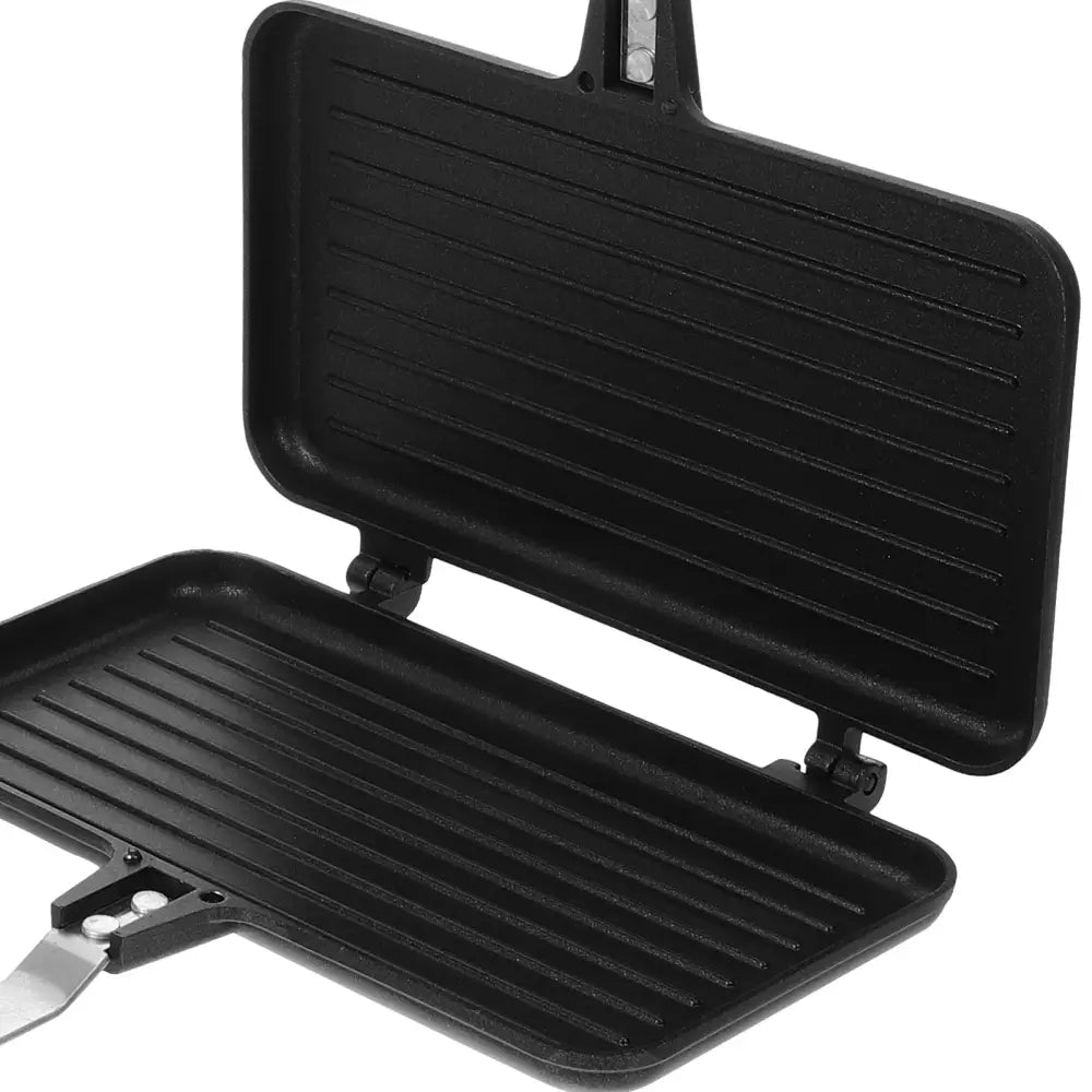 Multifunctional Sandwich Toaster & Nonstick Pan – Kitchen Appliance - 35.00X23.20X3.00CM - SS