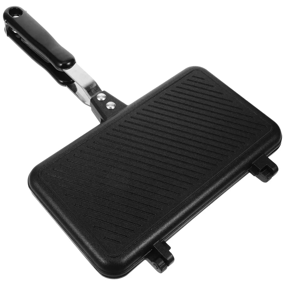Multifunctional Sandwich Toaster & Nonstick Pan – Kitchen Appliance - 35.00X23.20X3.00CM - SS