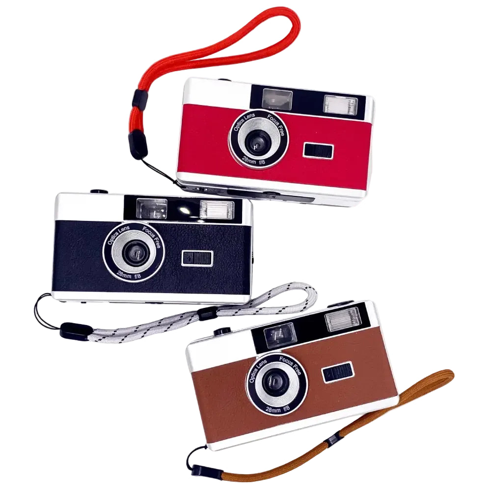 Multiple Use Of Vintage Film Photography Fool Film Camera BHF-02 35MM Film Camera With Flash Iight 135 Non-Disposable