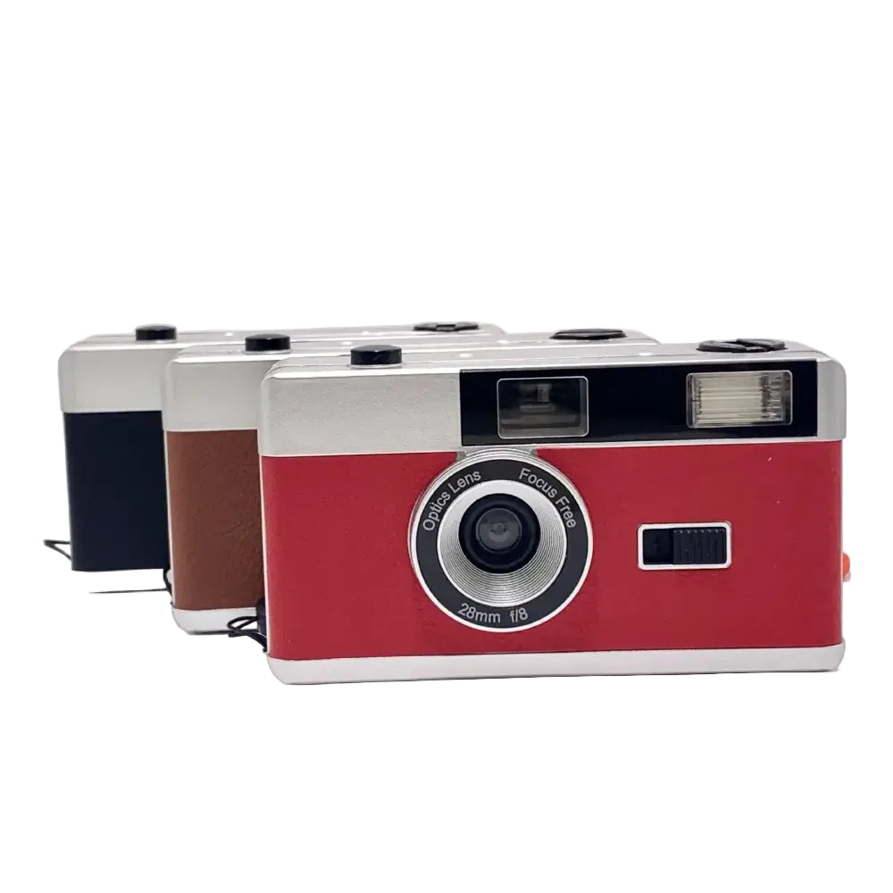 Multiple Use Of Vintage Film Photography Fool Film Camera BHF-02 35MM Film Camera With Flash Iight 135 Non-Disposable