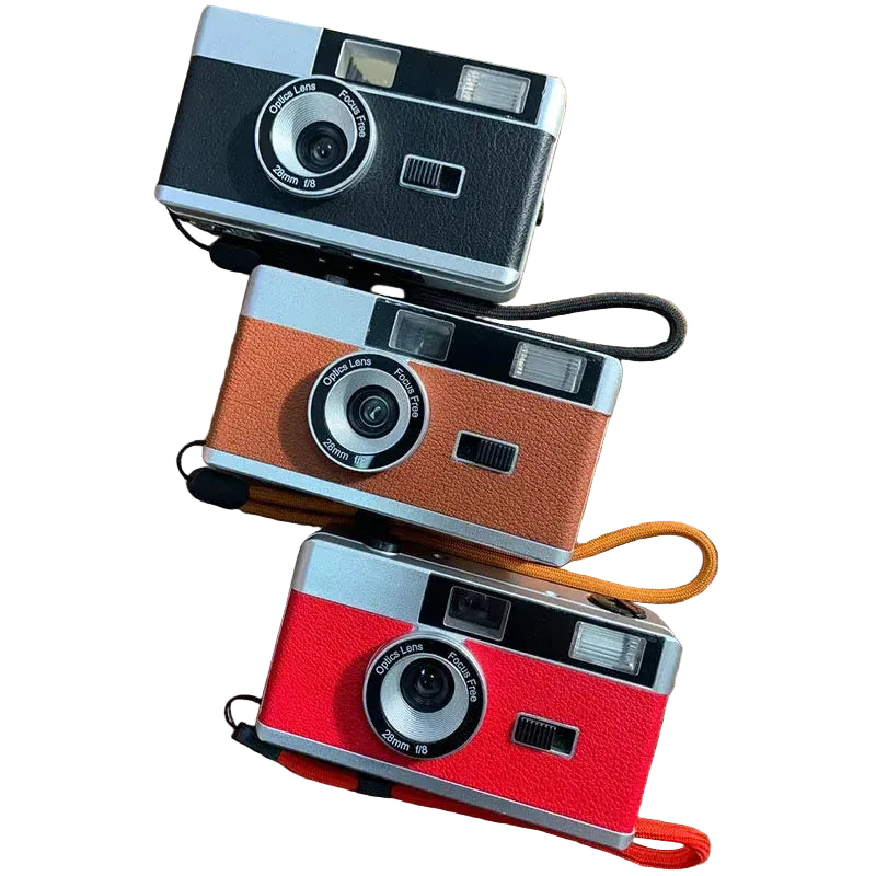 Multiple Use Of Vintage Film Photography Fool Film Camera BHF-02 35MM Film Camera With Flash Iight 135 Non-Disposable