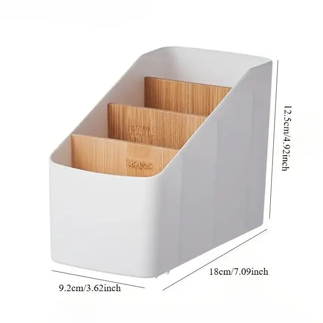 Multipurpose Desktop Storage Box TV Remote Holder Living Room Wooden Storage Box For Bedroom Living Room Table Organizer