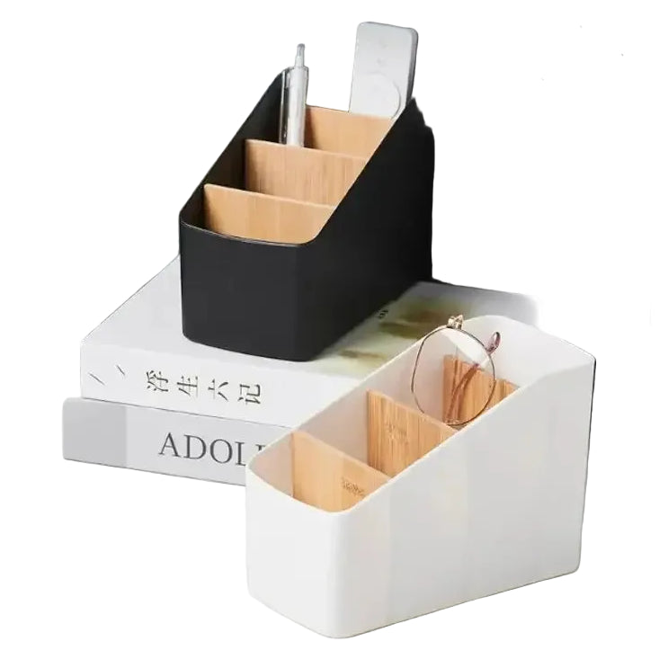 Multipurpose Desktop Storage Box TV Remote Holder Living Room Wooden Storage Box For Bedroom Living Room Table Organizer