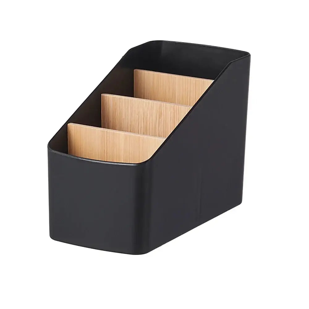 Multipurpose Desktop Storage Box TV Remote Holder Living Room Wooden Storage Box For Bedroom Living Room Table