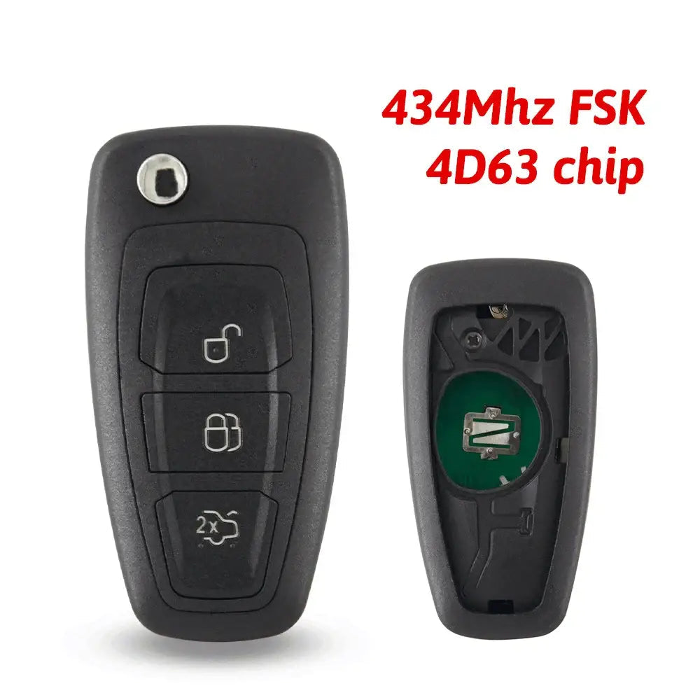 MYREMOTEKEY AM5T15K601AD 2036872 car remote flip key 434mhz FSK with 4D63 chip for Ford Mondeo Focus C-Max S-Max