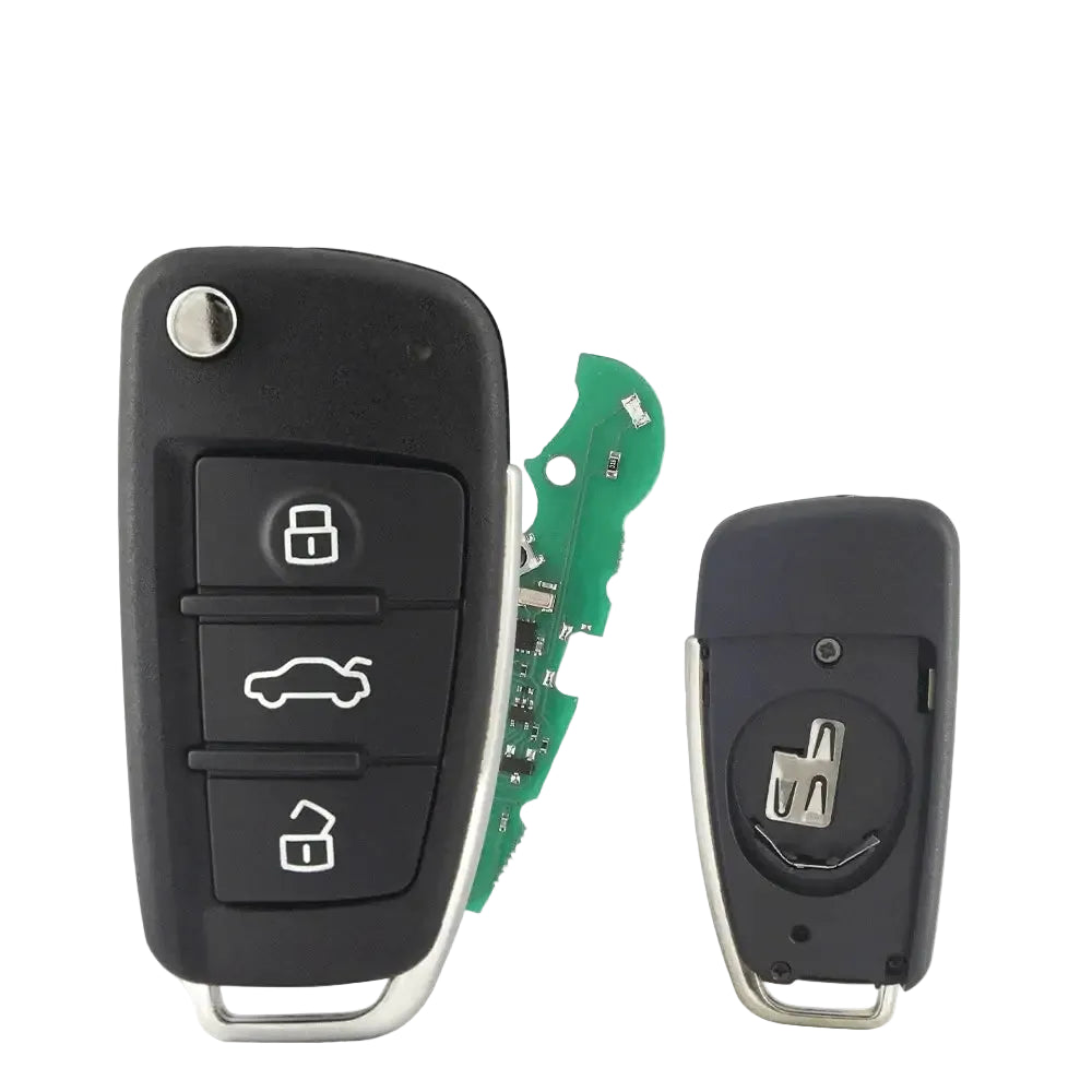 MYREMOTEKEY Flip Car Remote Key 8P0 837 220 D For Audi A3 TT 2006 - 2013 434 Mhz ID48 HU66 3 Button