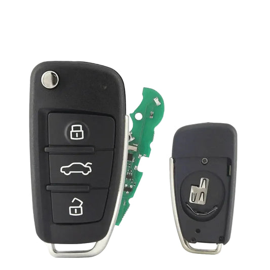 MYREMOTEKEY Flip Car Remote Key 8P0 837 220 D For Audi A3 TT 2006 - 2013 434 Mhz ID48 HU66 3 Button