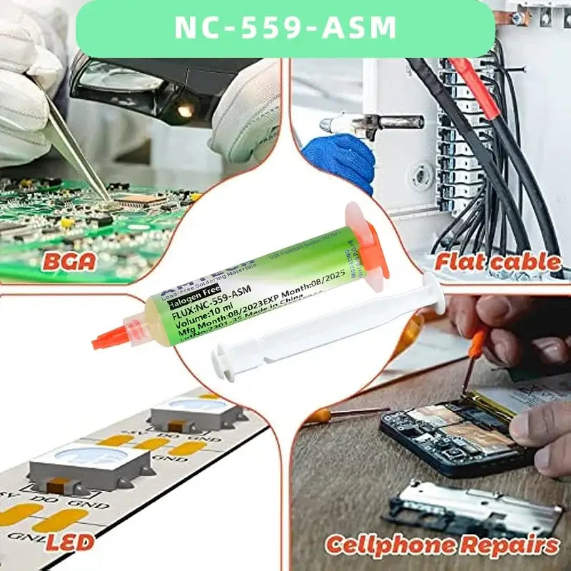 NC-559-ASM No-Clean Solder Paste (10cc) (different quantities available) - HBC