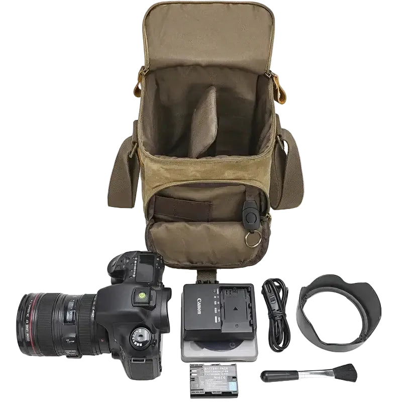 New Men’s Shoulder Digital Bag Wear-resistant Fabric Compatible with Multiple Digital Devices Shoulder Camera Bag