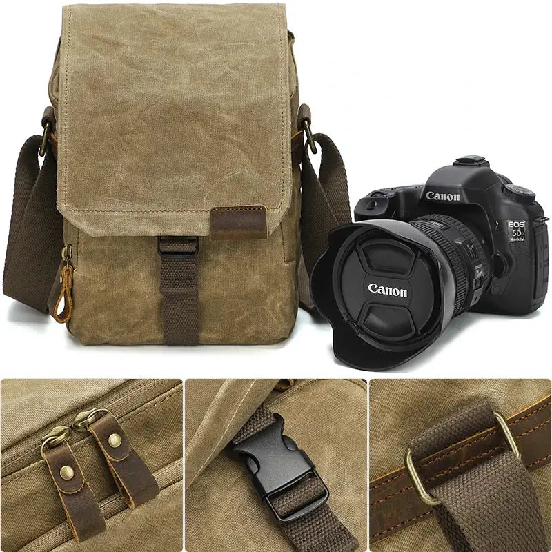 New Men’s Shoulder Digital Bag Wear-resistant Fabric Compatible with Multiple Digital Devices Shoulder Camera Bag