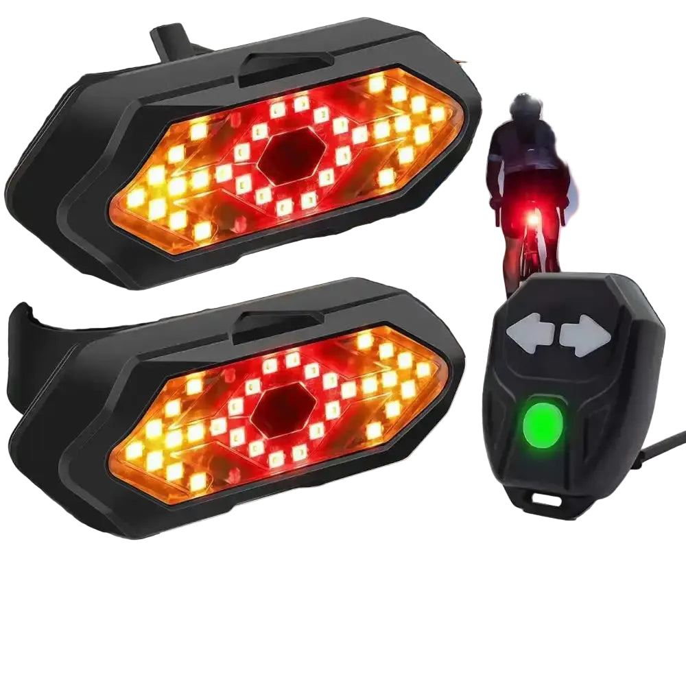 New Remote Control Turn Signal Tail Light Usb Rechargeable Waterproof High-brightness 40-led Bicycle Tail Light