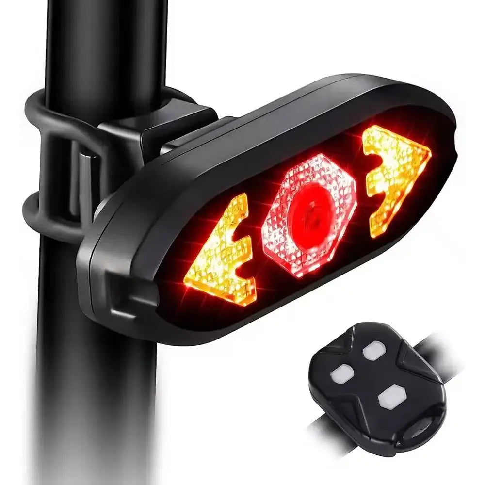 New Remote Control Turn Signal Tail Light Usb Rechargeable Waterproof High-brightness 40-led Bicycle Tail Light