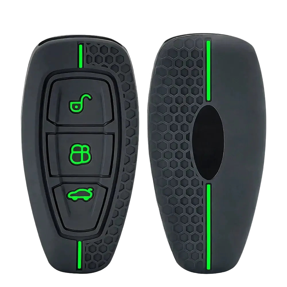 New Silicone Car Key Case For Ford Grand C Max Focus Mondeo Kuga Fiesta Ecosport Transit Kuga Silicone Remote Key Case