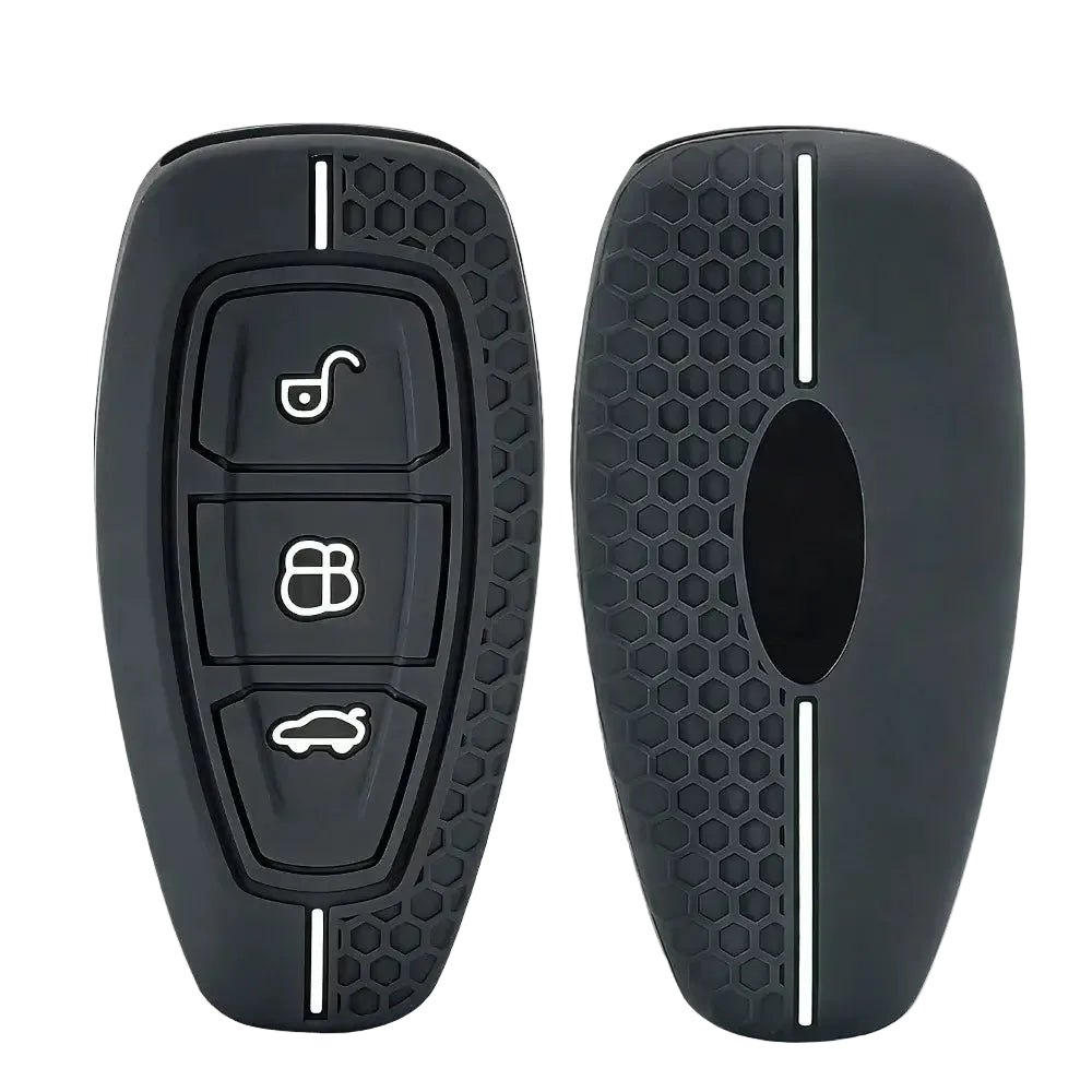 New Silicone Car Key Case For Ford Grand C Max Focus Mondeo Kuga Fiesta Ecosport Transit Kuga Silicone Remote Key Case