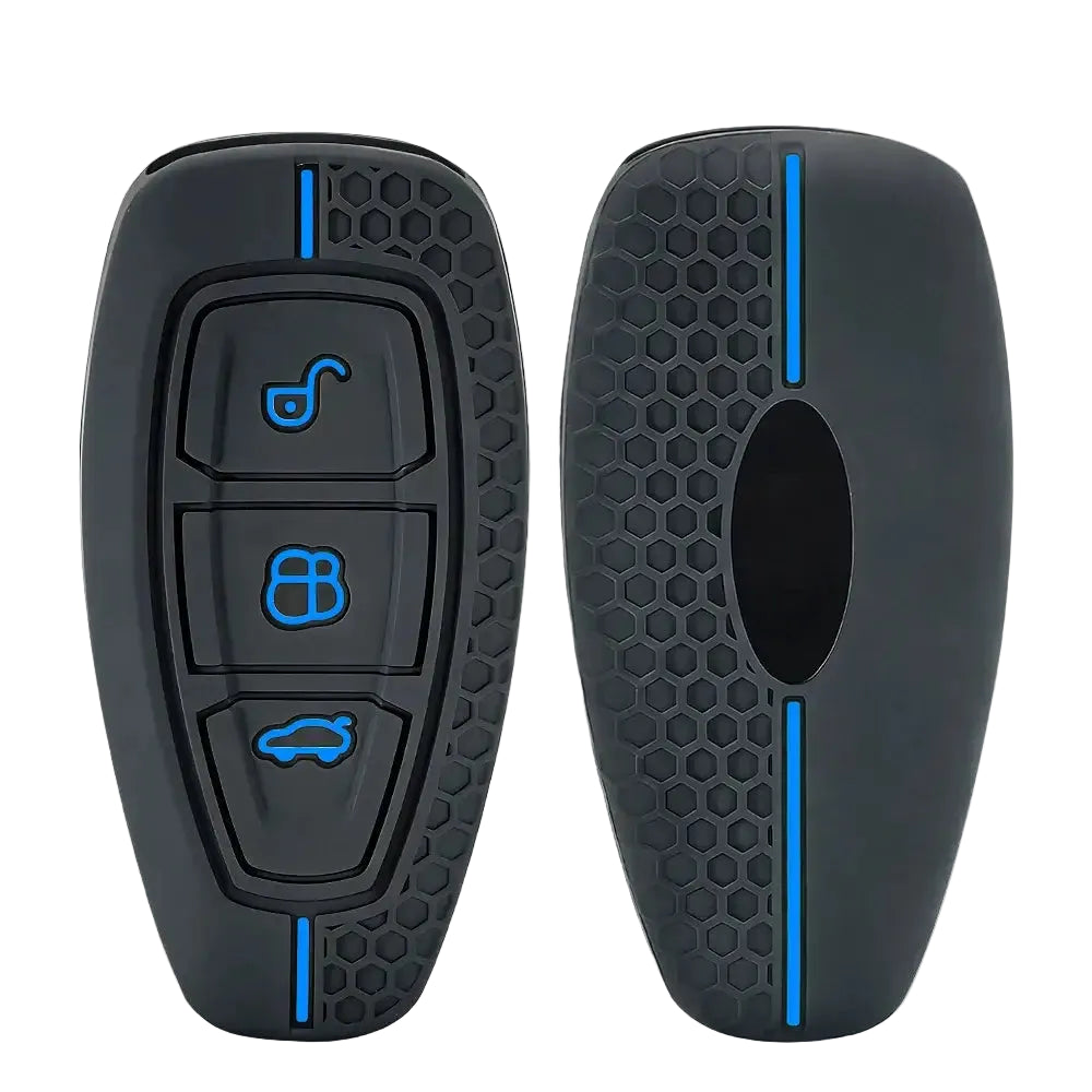 New Silicone Car Key Case For Ford Grand C Max Focus Mondeo Kuga Fiesta Ecosport Transit Kuga Silicone Remote Key Case