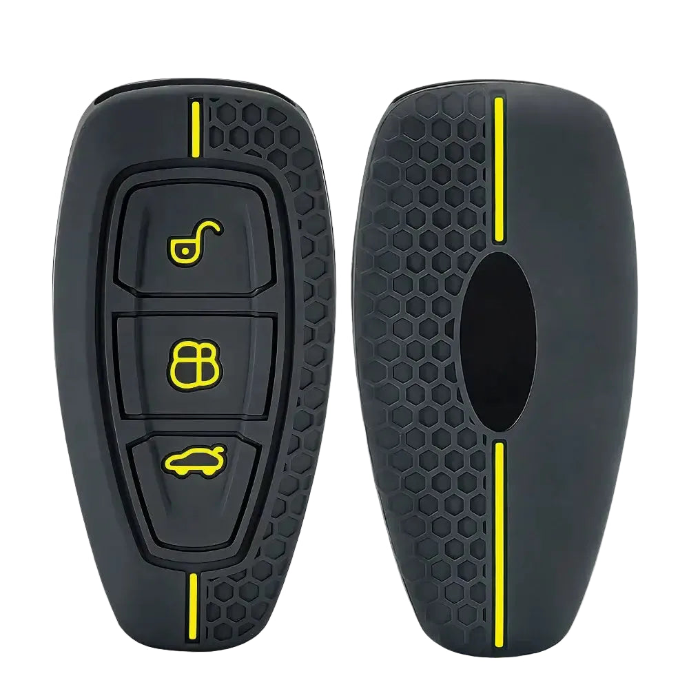 New Silicone Car Key Case For Ford Grand C Max Focus Mondeo Kuga Fiesta Ecosport Transit Kuga Silicone Remote Key Case