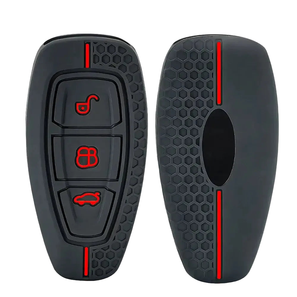 New Silicone Car Key Case For Ford Grand C Max Focus Mondeo Kuga Fiesta Ecosport Transit Kuga Silicone Remote Key Case