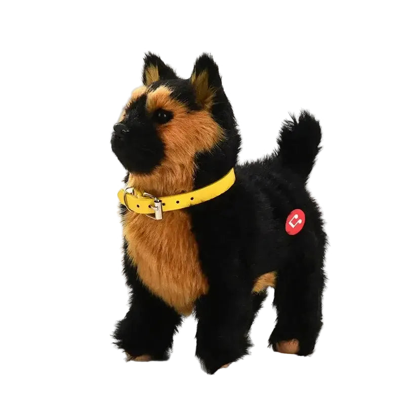 New Simulation Electric Pet Dog Voice Control Walking Nodding Music Touch Robot Animal Plush Pet Children’s Toy Gift