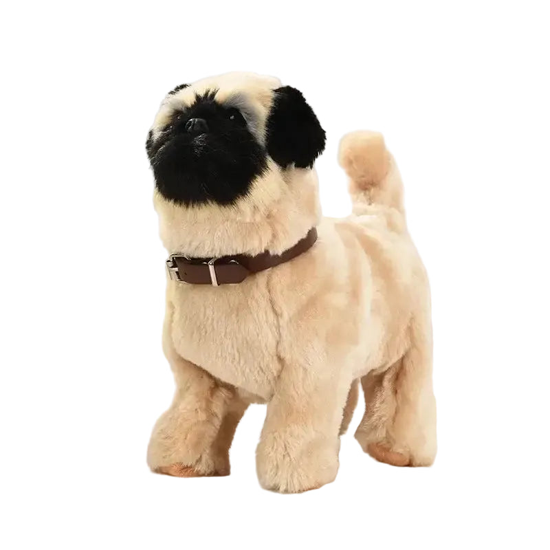 New Simulation Electric Pet Dog Voice Control Walking Nodding Music Touch Robot Animal Plush Pet Children’s Toy Gift