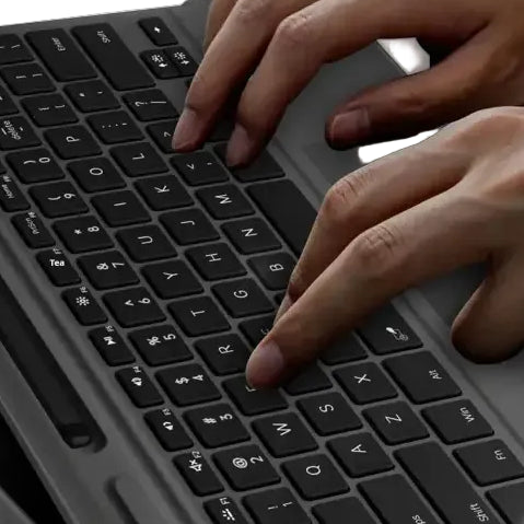 New upgraded Surface Pro 8/9/X/10/11 Bluetooth magnetic professional custom keyboard with pen slot,touchpad,and 7-color