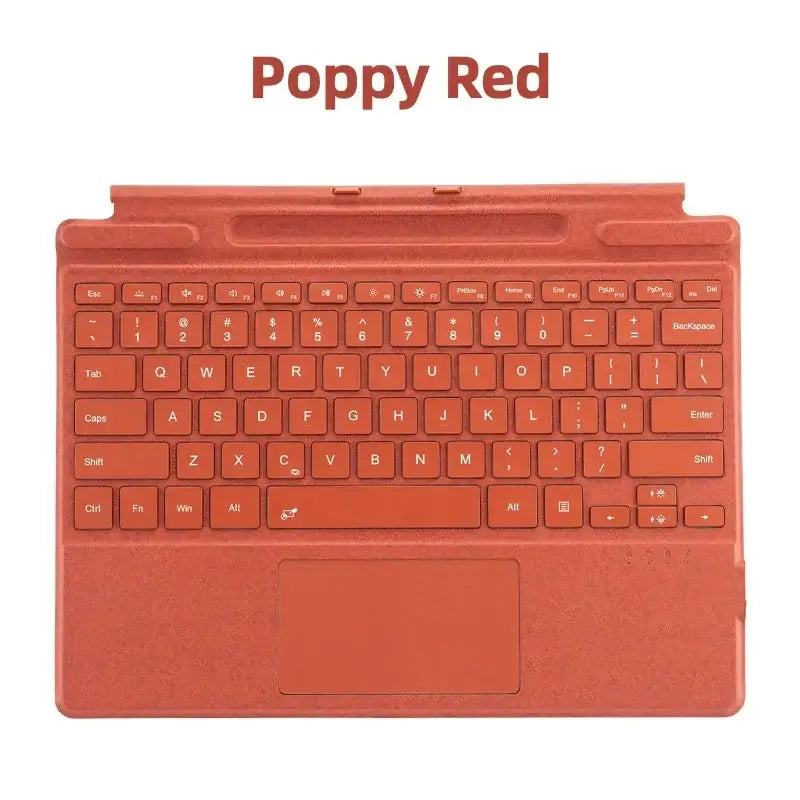 New upgraded Surface Pro 8/9/X/10/11 Bluetooth magnetic professional custom keyboard with pen slot,touchpad,and 7-color