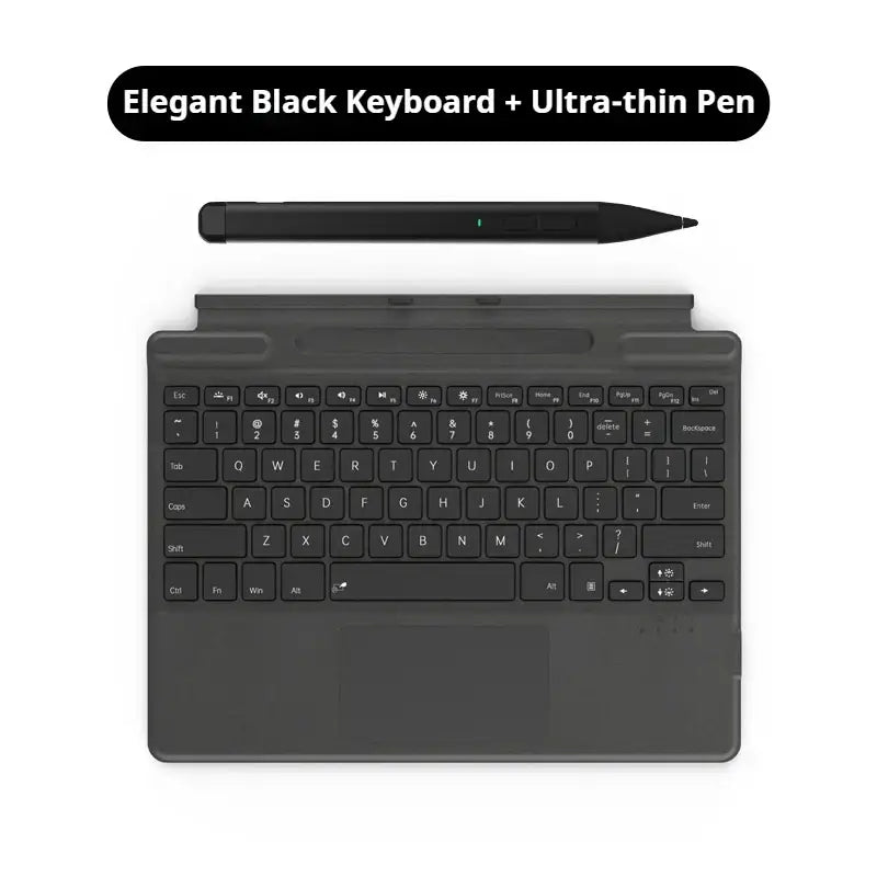 New upgraded Surface Pro 8/9/X/10/11 Bluetooth magnetic professional custom keyboard with pen slot,touchpad,and 7-color