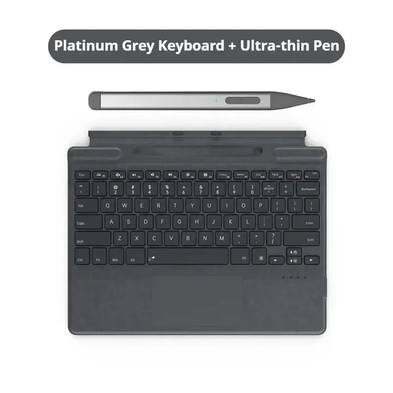 New upgraded Surface Pro 8/9/X/10/11 Bluetooth magnetic professional custom keyboard with pen slot,touchpad,and 7-color