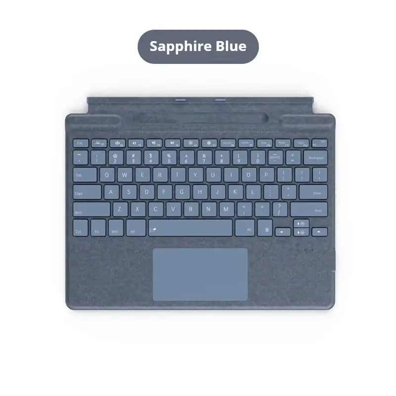 New upgraded Surface Pro 8/9/X/10/11 Bluetooth magnetic professional custom keyboard with pen slot,touchpad,and 7-color