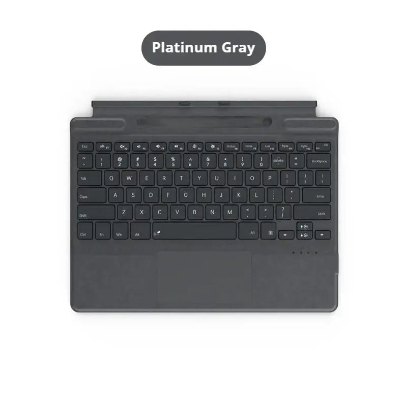 New upgraded Surface Pro 8/9/X/10/11 Bluetooth magnetic professional custom keyboard with pen slot,touchpad,and 7-color