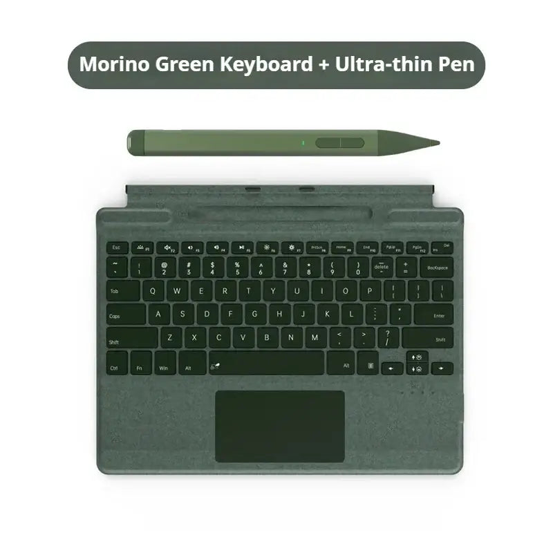 New upgraded Surface Pro 8/9/X/10/11 Bluetooth magnetic professional custom keyboard with pen slot,touchpad,and 7-color