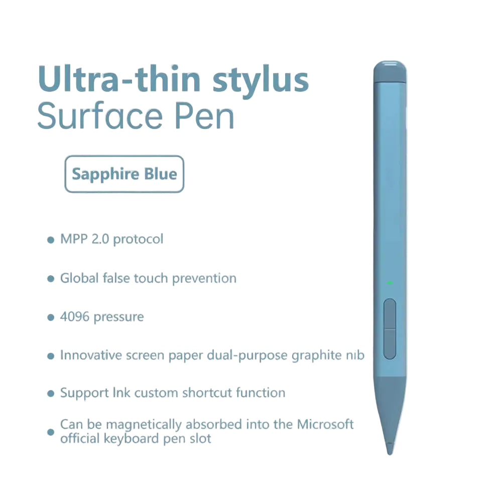 New Upgraded Surface Pro 8/9/X/10/11 Bluetooth Magnetic Professional Custom Keyboard with Pen Slot Touchpad and 7-Color
