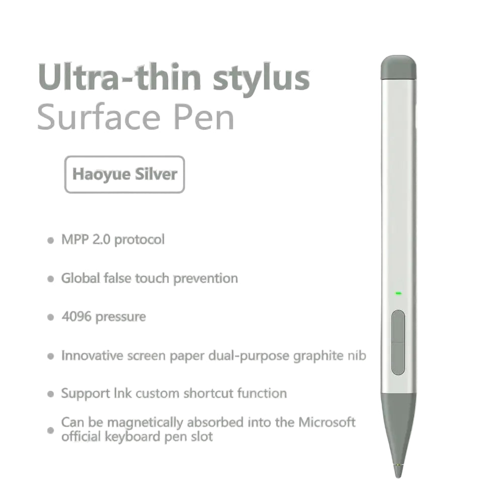 New upgraded Surface Pro 8/9/X/10/11 Bluetooth magnetic professional custom keyboard with pen slot,touchpad,and 7-color