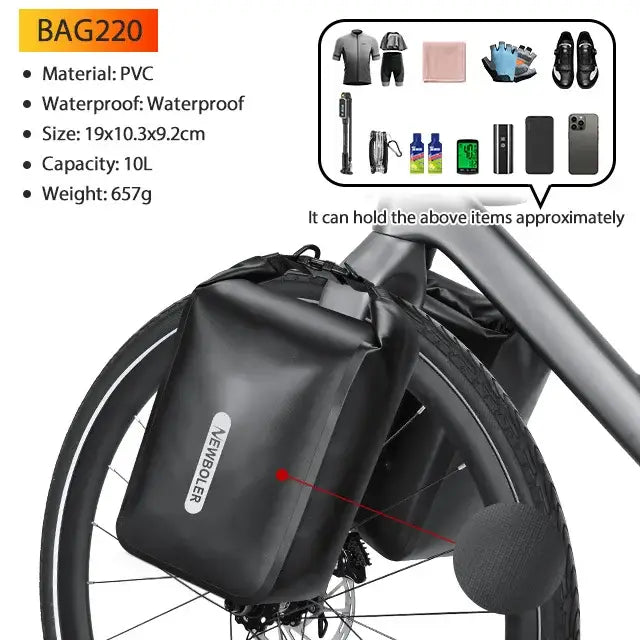 NEWBOLER Waterproof Bikepacking Bag Set Bicycle Travel Bag For Gravel Bike Road Bike Long-Distance Touring Cycling