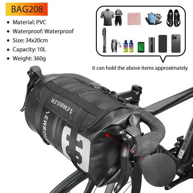 NEWBOLER Waterproof Bikepacking Bag Set Bicycle Travel Bag For Gravel Bike Road Bike Long-Distance Touring Cycling