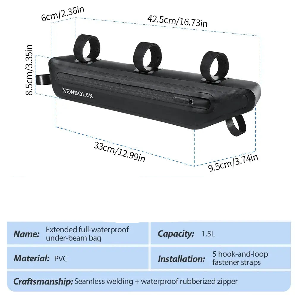 NEWBOLER Waterproof Bikepacking Bag Set Bicycle Travel Bag For Gravel Bike Road Bike Long-Distance Touring Cycling