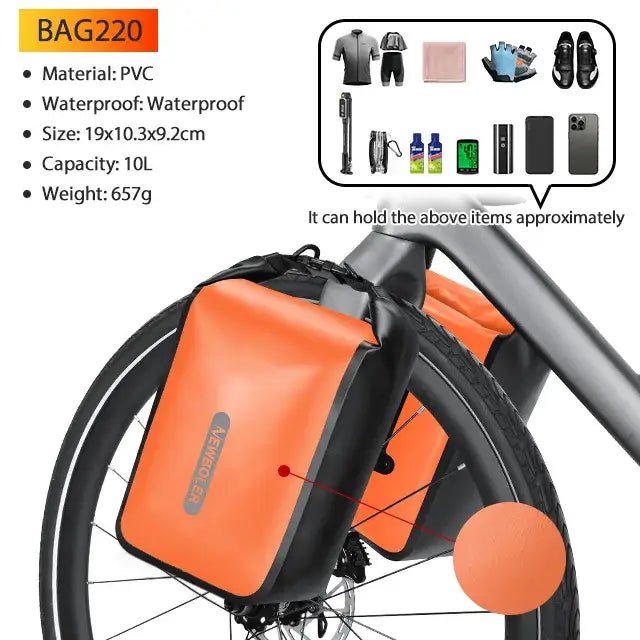 NEWBOLER Waterproof Bikepacking Bag Set Bicycle Travel Bag For Gravel Bike Road Bike Long-Distance Touring Cycling