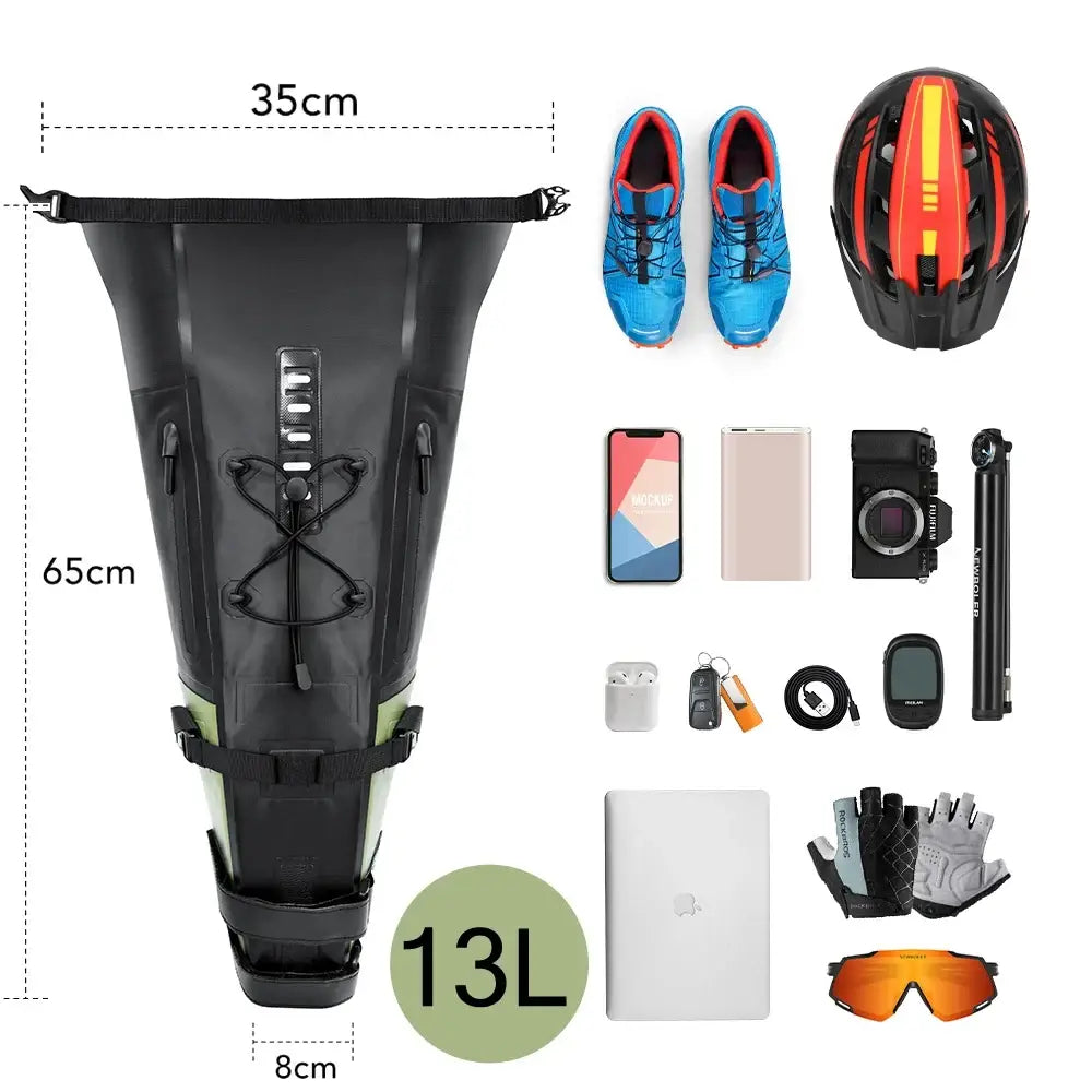 NEWBOLER Waterproof Bikepacking Bag Set Bicycle Travel Bag For Gravel Bike Road Bike Long-Distance Touring Cycling