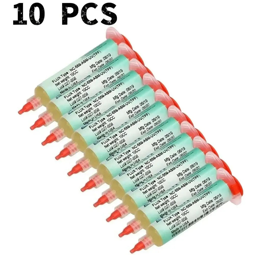 No-Clean BGA Solder Paste (10cc) (different sets available) - 10 PCS -TPF / Solder Paste - HBC
