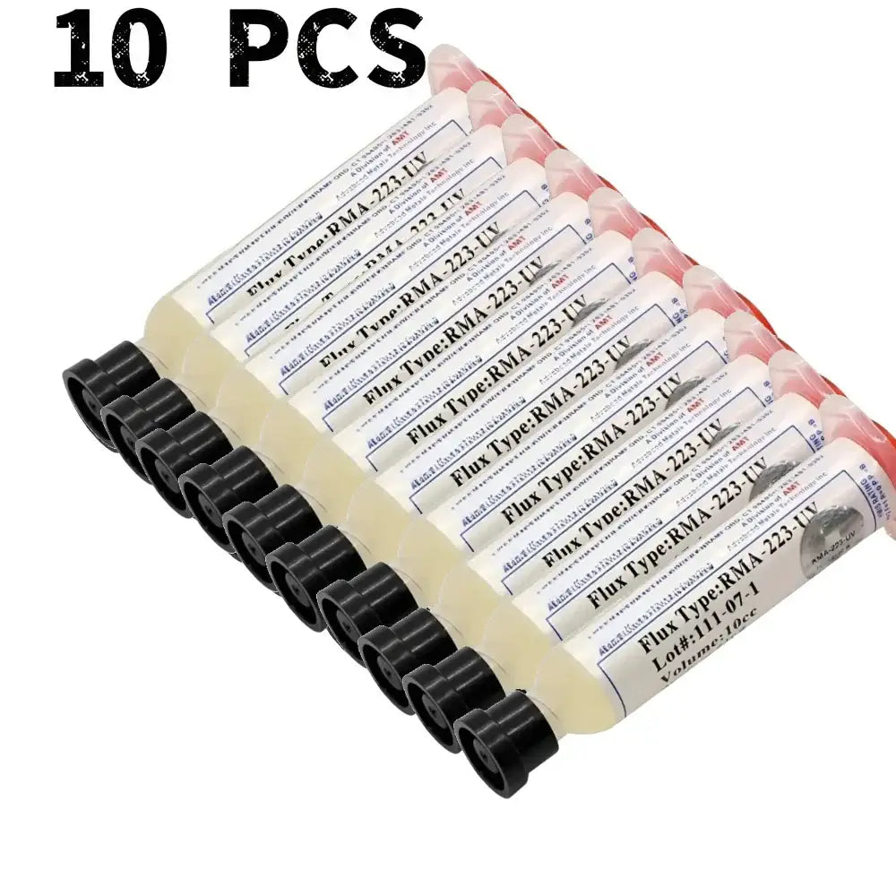 No-Clean BGA Solder Paste (10cc) (different sets available) - 10 PCS RMA-223-UV / Soldering Grease - HBC