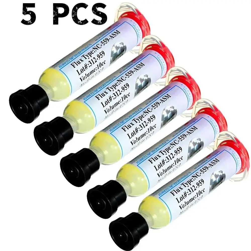 No-Clean BGA Solder Paste (10cc) (different sets available) - 5 PCS -ASM / Solder Paste - HBC