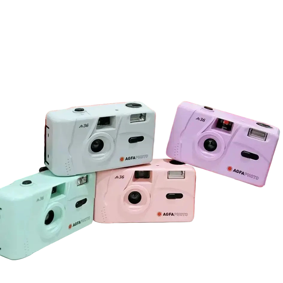 Non-Disposable Retro Film Original AGFA M36 Film Camera Machine Manual Replaceable Reusable Film Camera With Flash