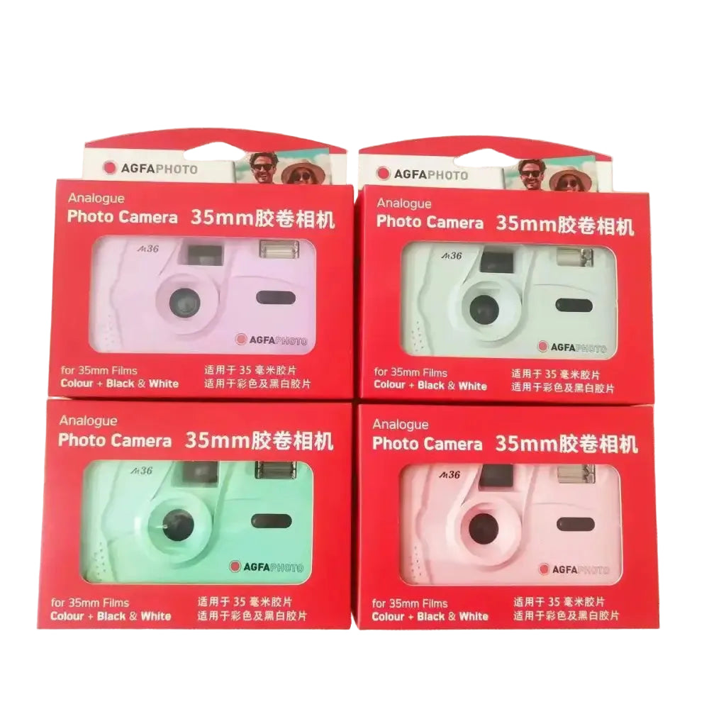 Non-Disposable Retro Film Original AGFA M36 Film Camera Machine Manual Replaceable Reusable Film Camera With Flash