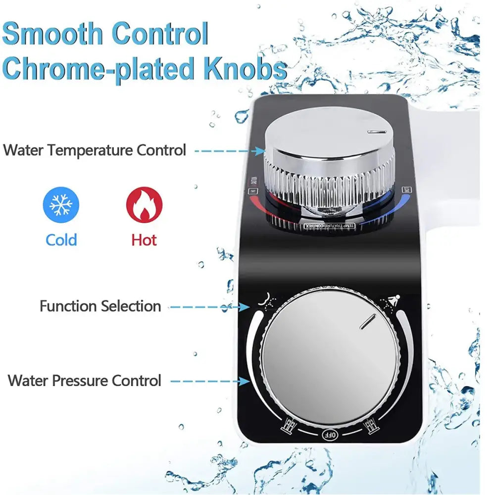 Non-Electric Dual Nozzle Toilet Seat Attachment (different types available) - SS